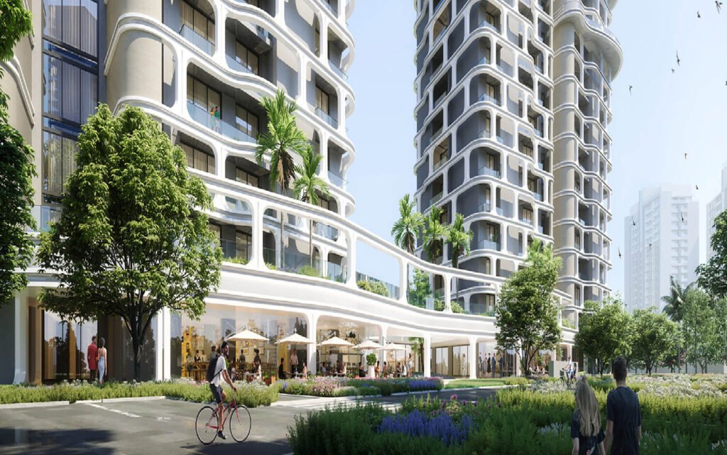 pocket garden with reading space