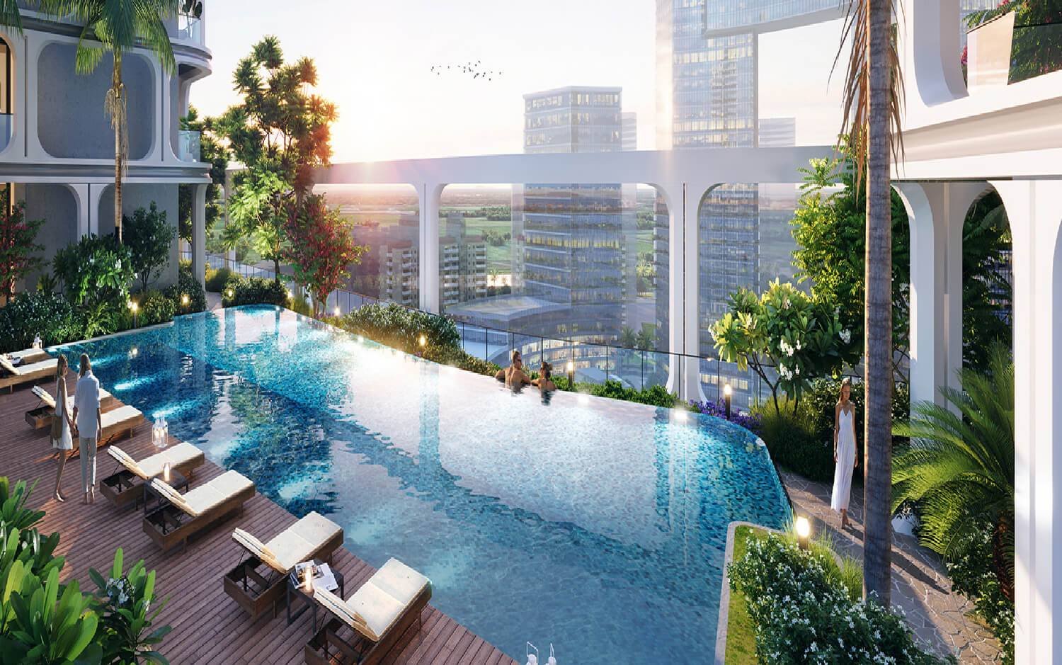 Adult Pool With Pool Deck